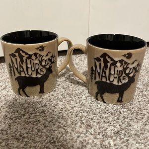 Pfaltzgraff Everyday Nature Mugs - Set of 2 - Great Condition